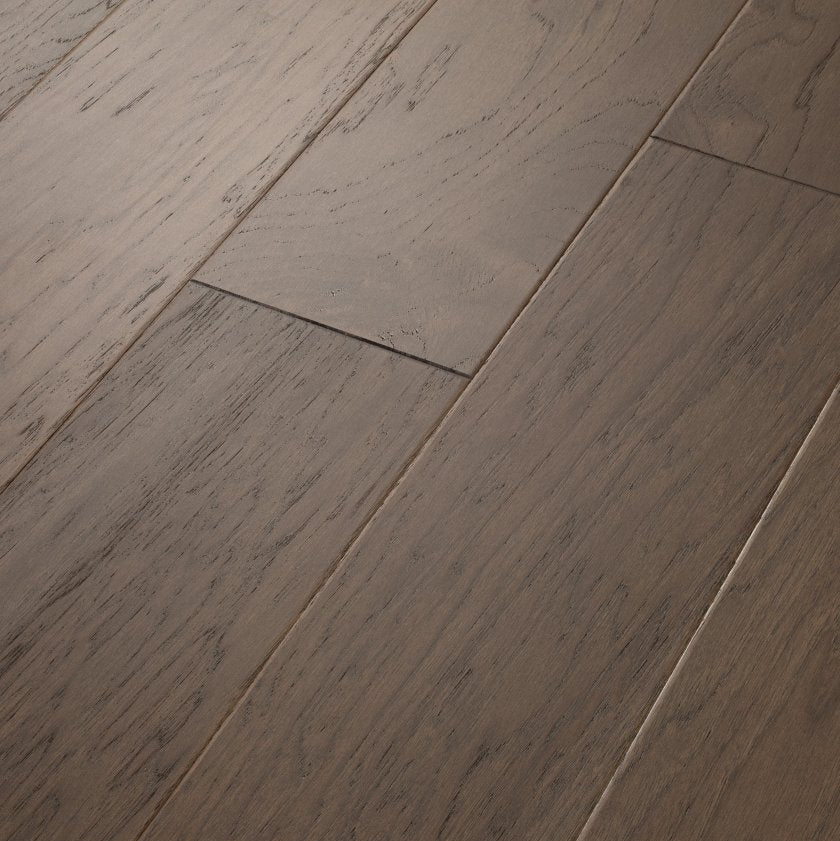 Shaw High Plains 6 3/8 SW712-07070 Nomadic 6.37" Wide x Random Lengths up to 58.5" Engineered Wirebrushed Hickory Hardwood Flooring (30.48 SF/Box)