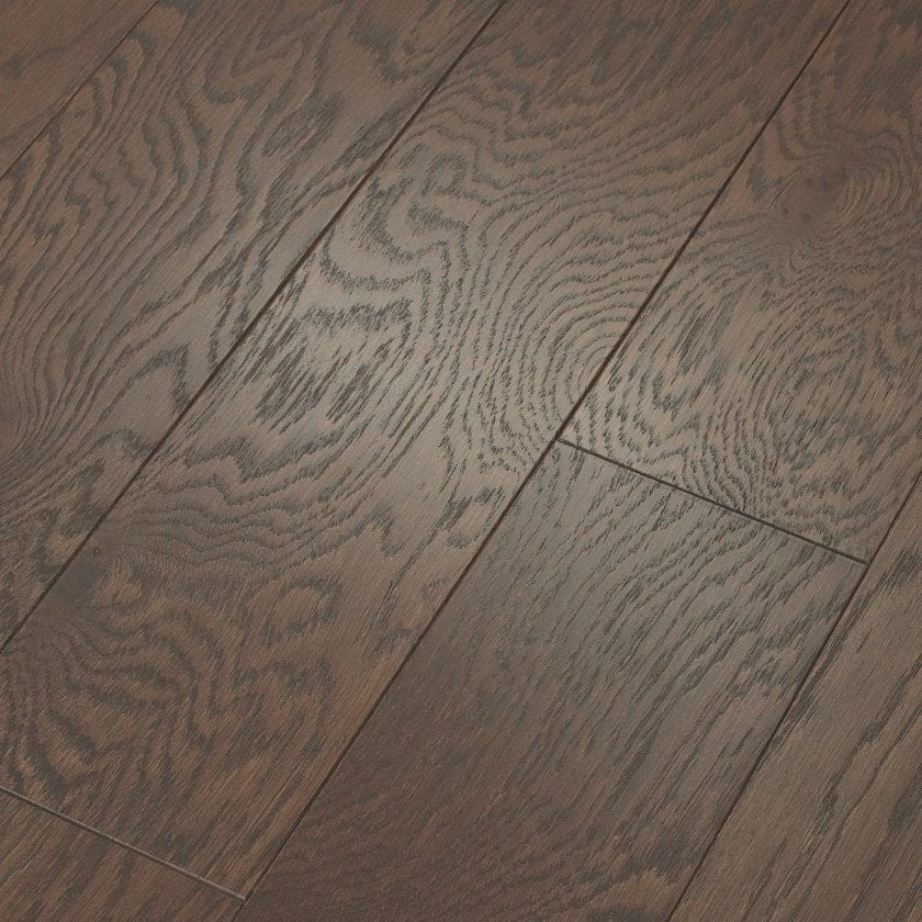 Shaw Villa SW705-07051 Shale 6.38" x Random Lengths up to 58.56" Smooth White Oak Hardwood Flooring (30.48 SF/Box)