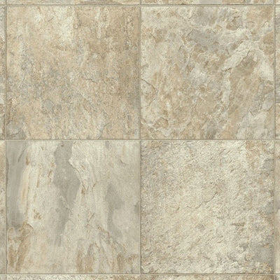 Armstrong FlexStep Pro Saratoga Stone G2918 Cafe Creme Vinyl Sheet (12' Width) Discontinued / Limited-Inventory