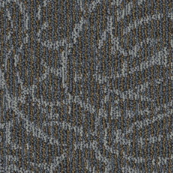 Aladdin Meandering Trail Carpet Tile 2B219-958 Teak 24" x 24"