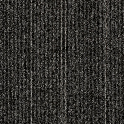 Aladdin Rule Breaker Stripe QA135-979 Charcoal 24" x 24" Carpet Tile (96 SF/Box)