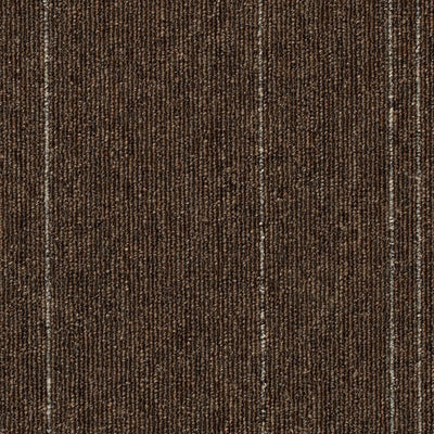 Aladdin Rule Breaker Stripe QA135-869 Hickory 24" x 24" Carpet Tile (96 SF/Box)