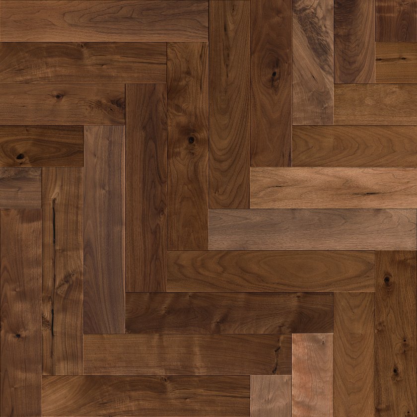 Anderson Tuftex Rye Engineered Hardwood AA833-17043 Revival Walnut Herringbone 5" x 24" (9.85 SF/Box) Full-Checkout