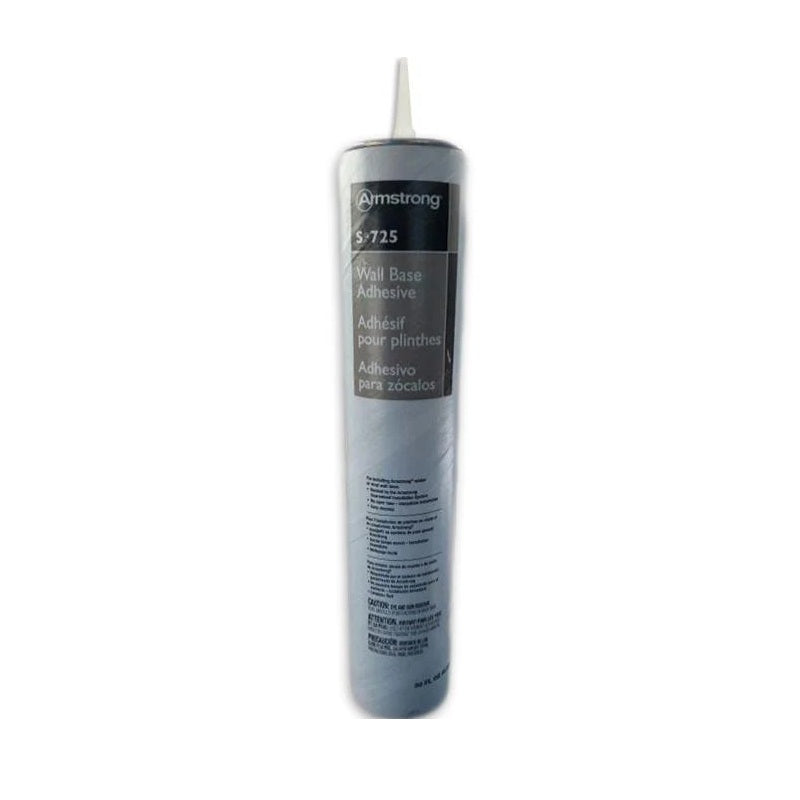 Armstrong S-725 Wall Base Adhesive 30 Oz. - Covers 50 Ln. Ft. – product image showing size, style, and brand details.