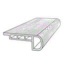 - COREtec Flush Stair Nose 94