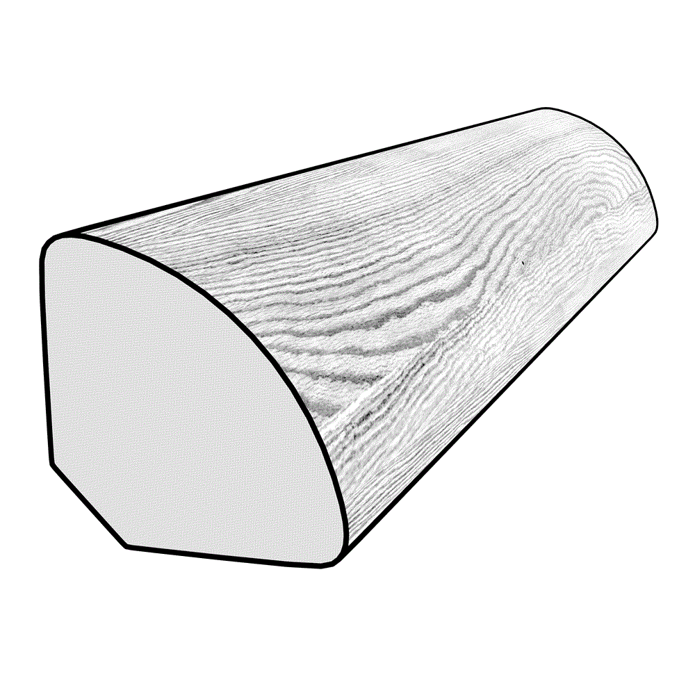 Philadelphia Quarter Round LVT 0.62'' x 94.00'' Coordinated Color