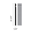 Flexco Base Sculpture Captivate Cinder 4 1/4