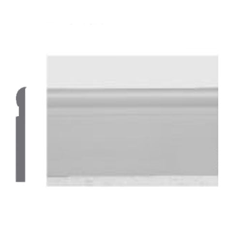 Roppe Pinnacle Plus Wall Base Contrive #05 Dolphin 2 1/2" x 60' Roll by 1/4" Straight (Toeless)