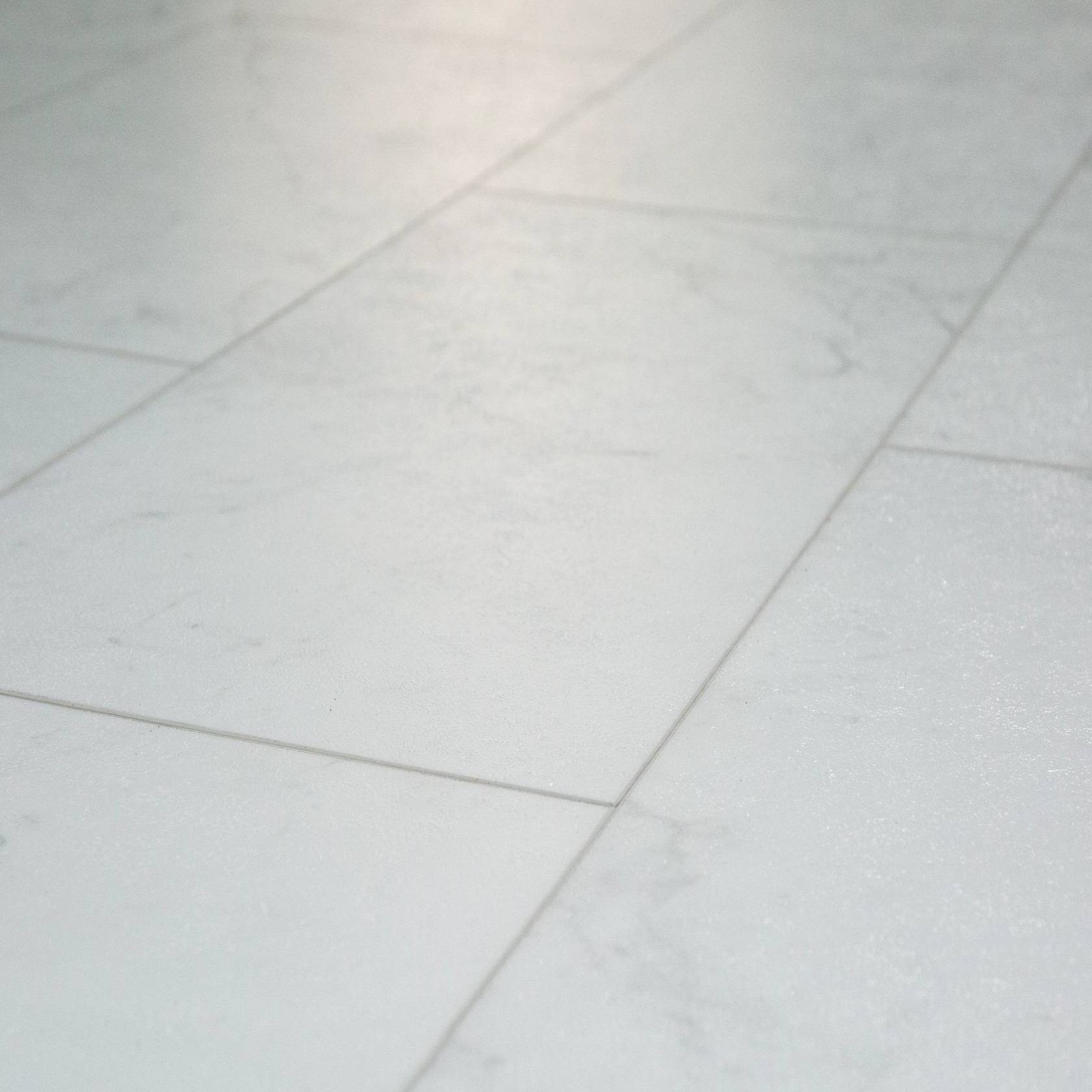 COREtec Plus Tile VV872-12269 Bianco Marble 12.01" x 24.02" Vinyl Tile