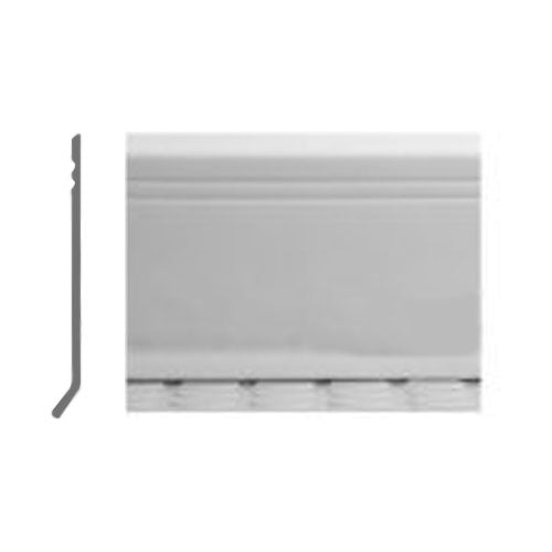 Roppe Pinnacle Plus Wall Base Draft #20 Iceberg 4" x 120' Roll by 1/8" Cove (with Toe)
