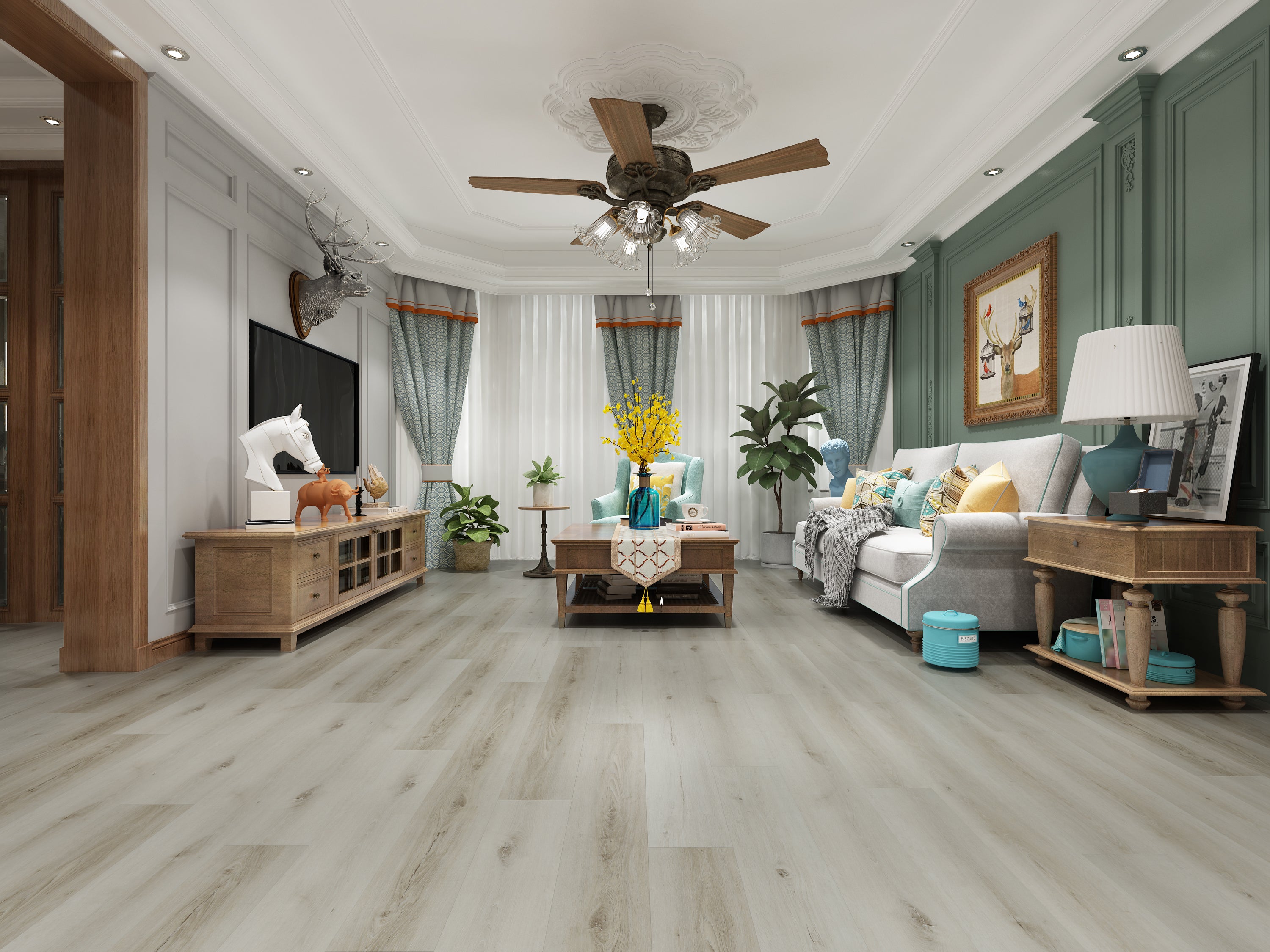 Paradigm Flooring Performer 12mil Fossil PPSPC1214 SPC Luxury Vinyl Plank 7” x 60" (23.67 SF/Box)