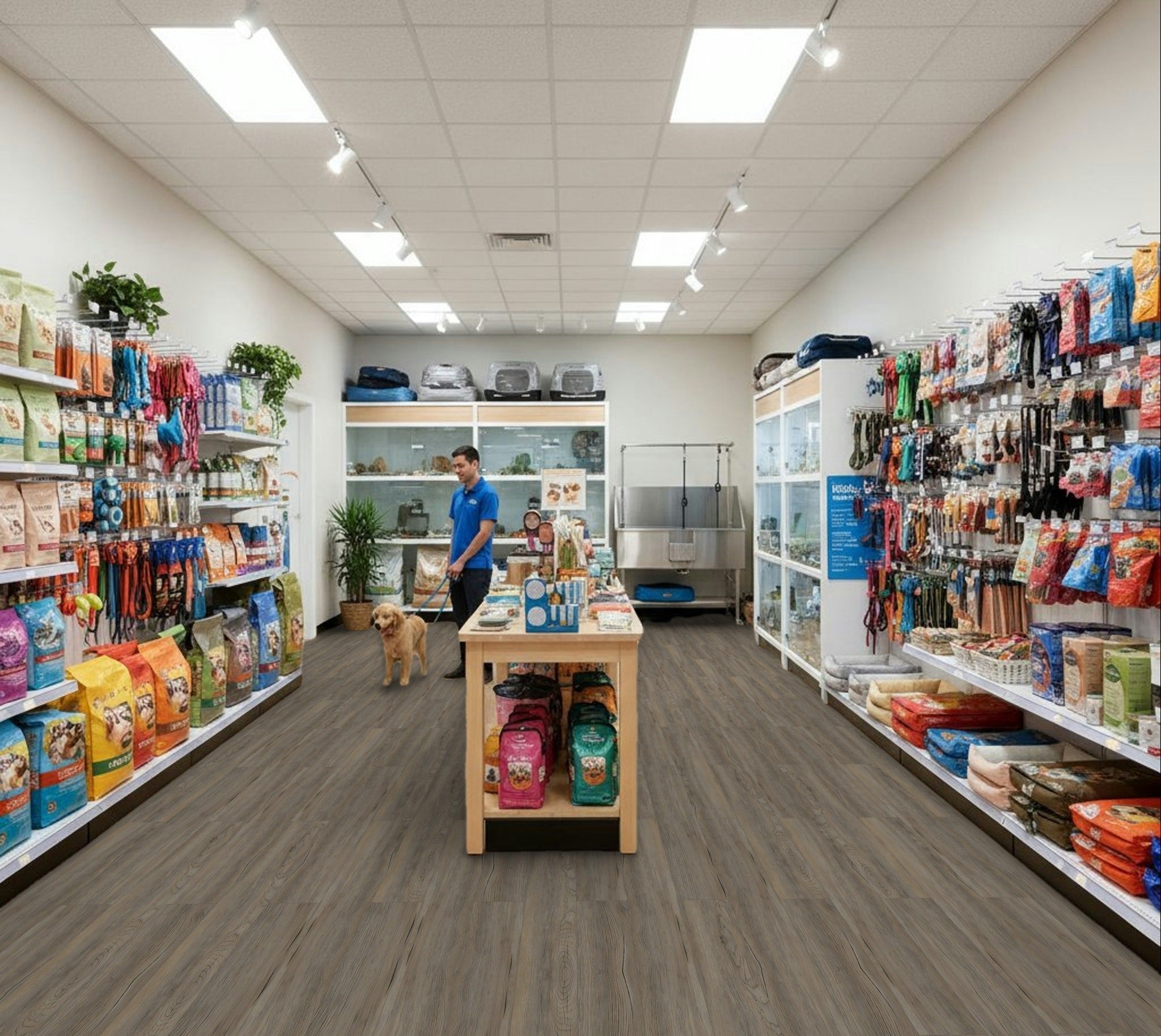 Luxway Floors Violet 240124 Loosel Lay LVT 7.25" x 48"  