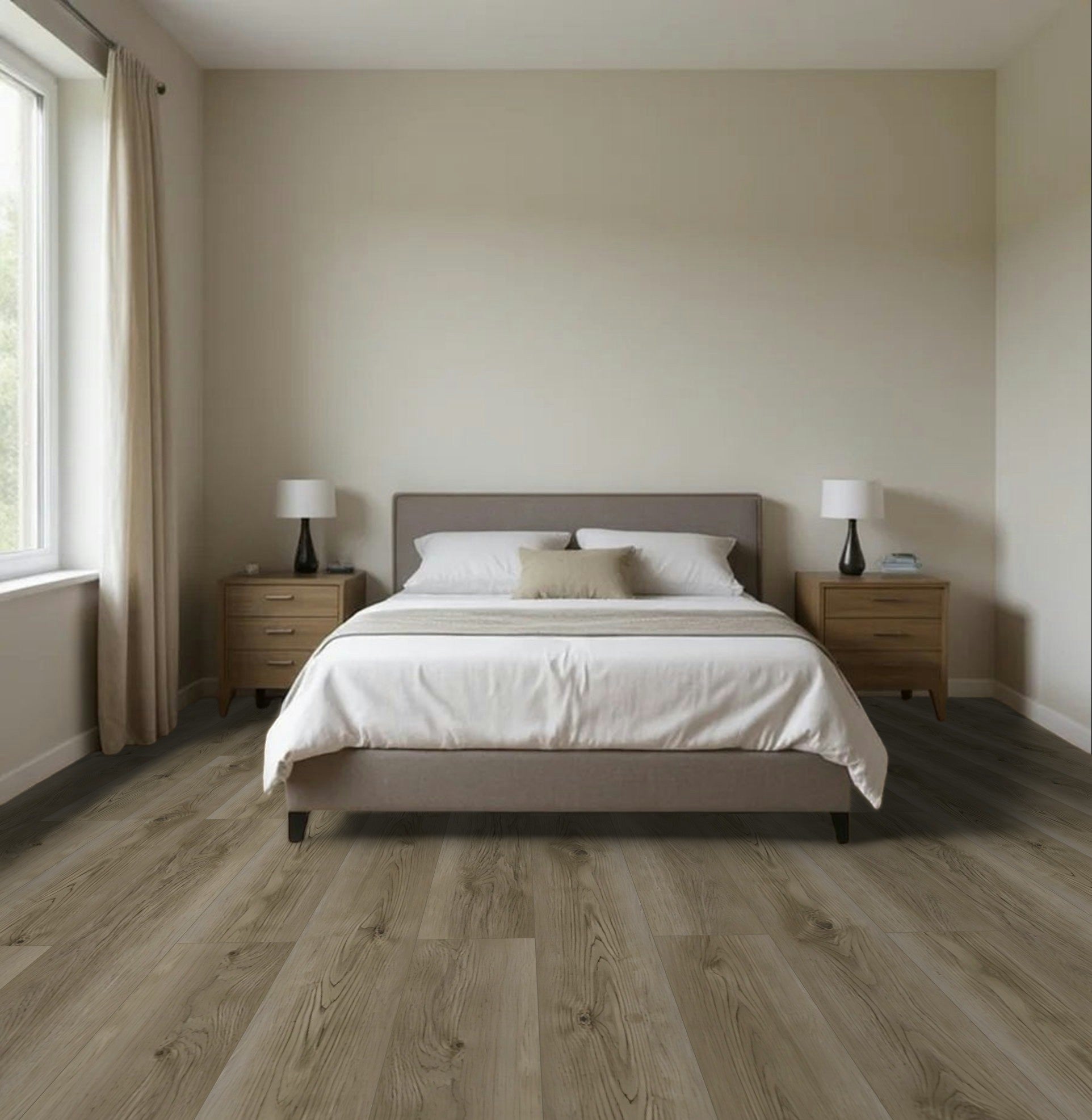 Luxway Chestnut Sonique 9" x 60" Floating LVT