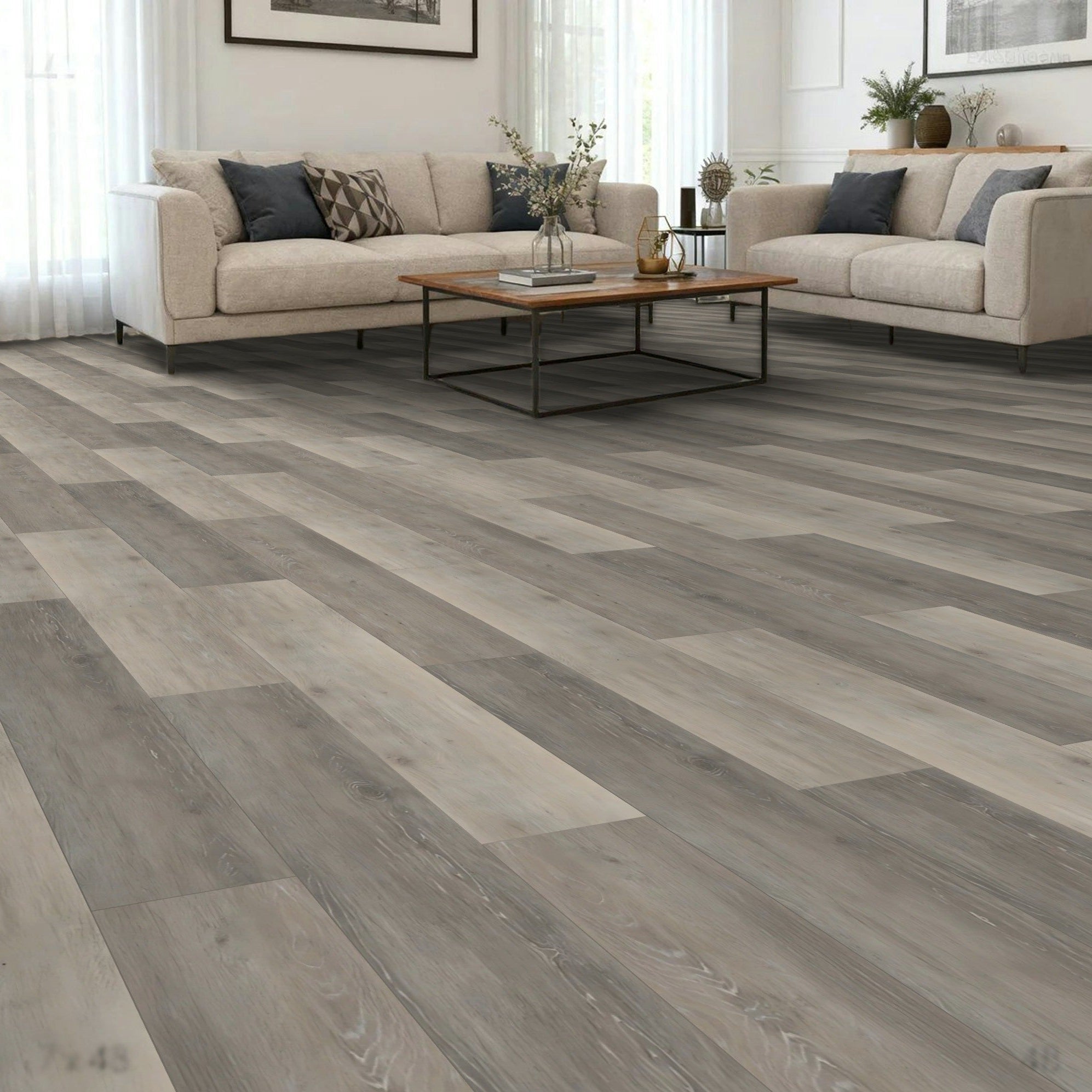 Luxway Ivory Timber 7" x 48" Floating LVT (23.9 SF/Box)