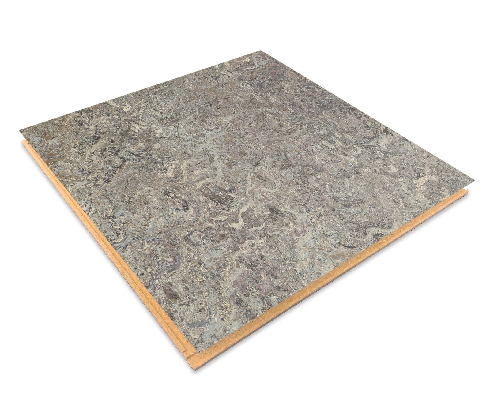 Forbo Marmoleum Click Cinch LOC Seal Waterproof Seal 333420 Surprising Storm 12" x 12" Linoleum Tile Flooring