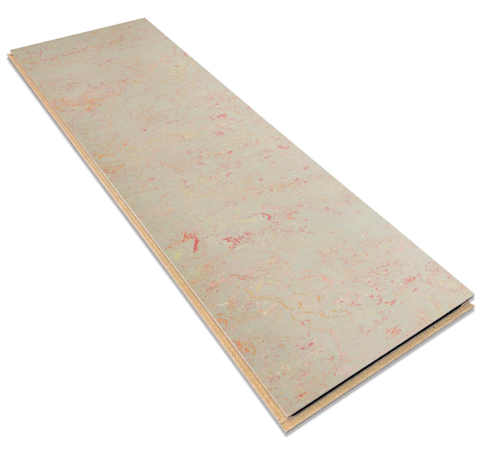 Forbo Marmoleum Click Cinch LOC Seal Waterproof Seal 933432 Fruit Punch 12" x 36" Linoleum Tile Flooring