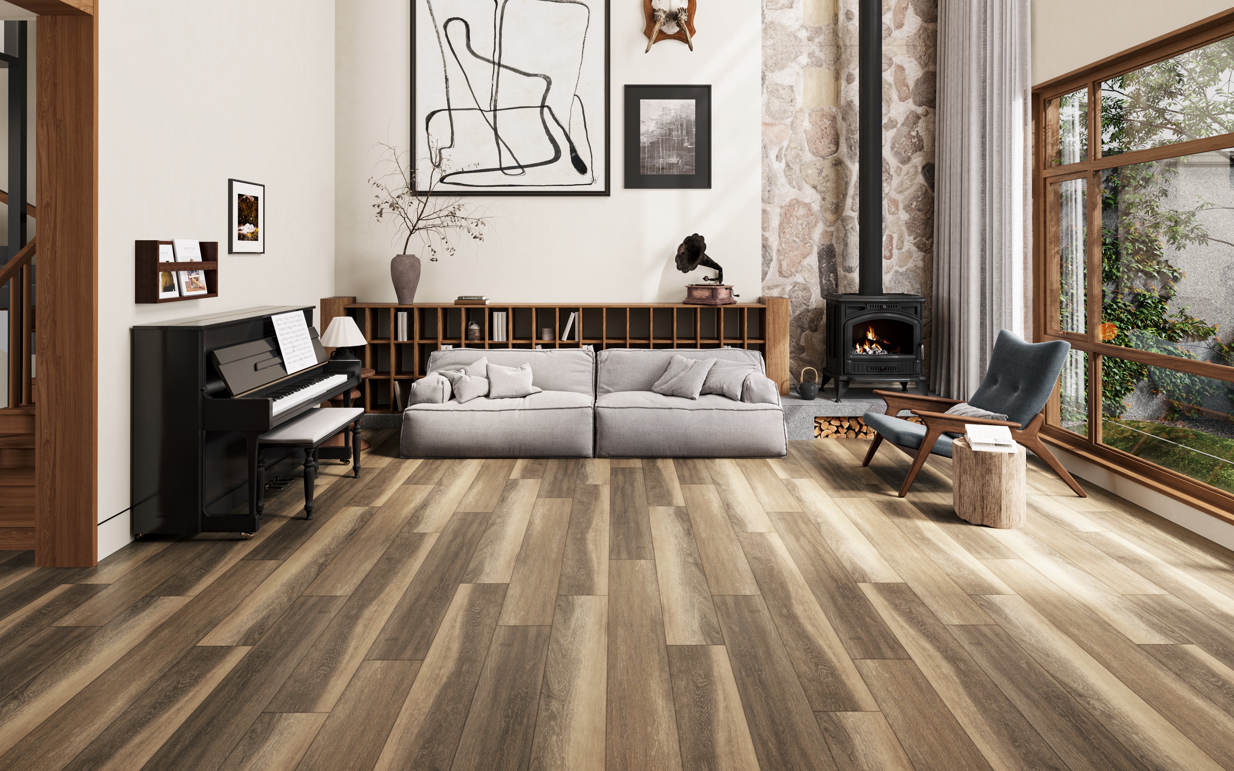 Paradigm Flooring Insignia Kailua PI20033 WPC Luxury Vinyl Plank 9" x 60" (26.18 SF/Box)