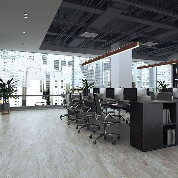 Luxway Shonehaven Lakeside 12" x 24" Floating LVT (20.02 SF/Box) — room view
