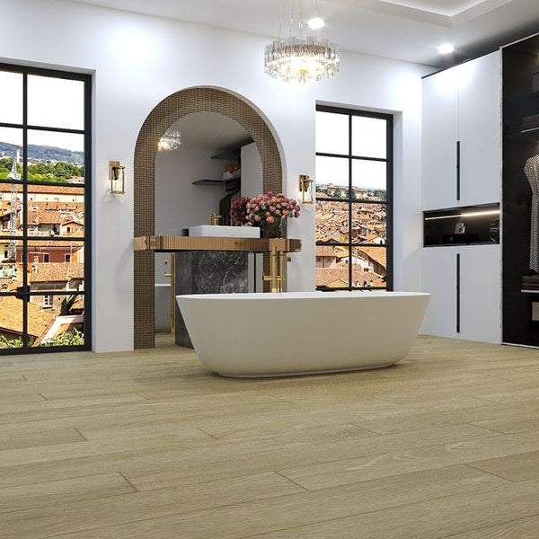 Luxway Classic Legacy 7" x 48" Floating LVT (23.9 SF/Box) — room view