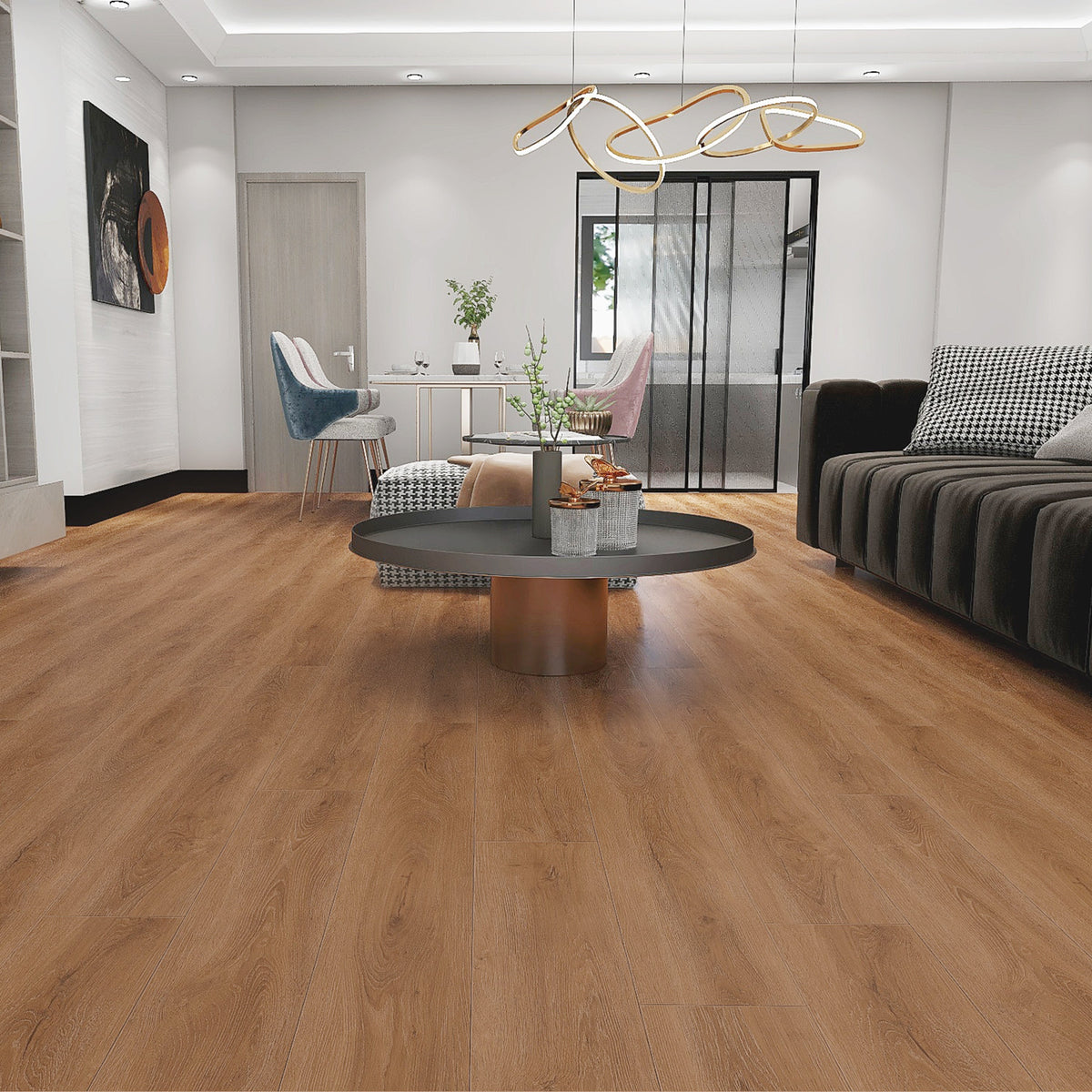 Luxway Canyon Palisade 7.25" x 48" Glue Down LVT (41.09 SF/Box) — room view