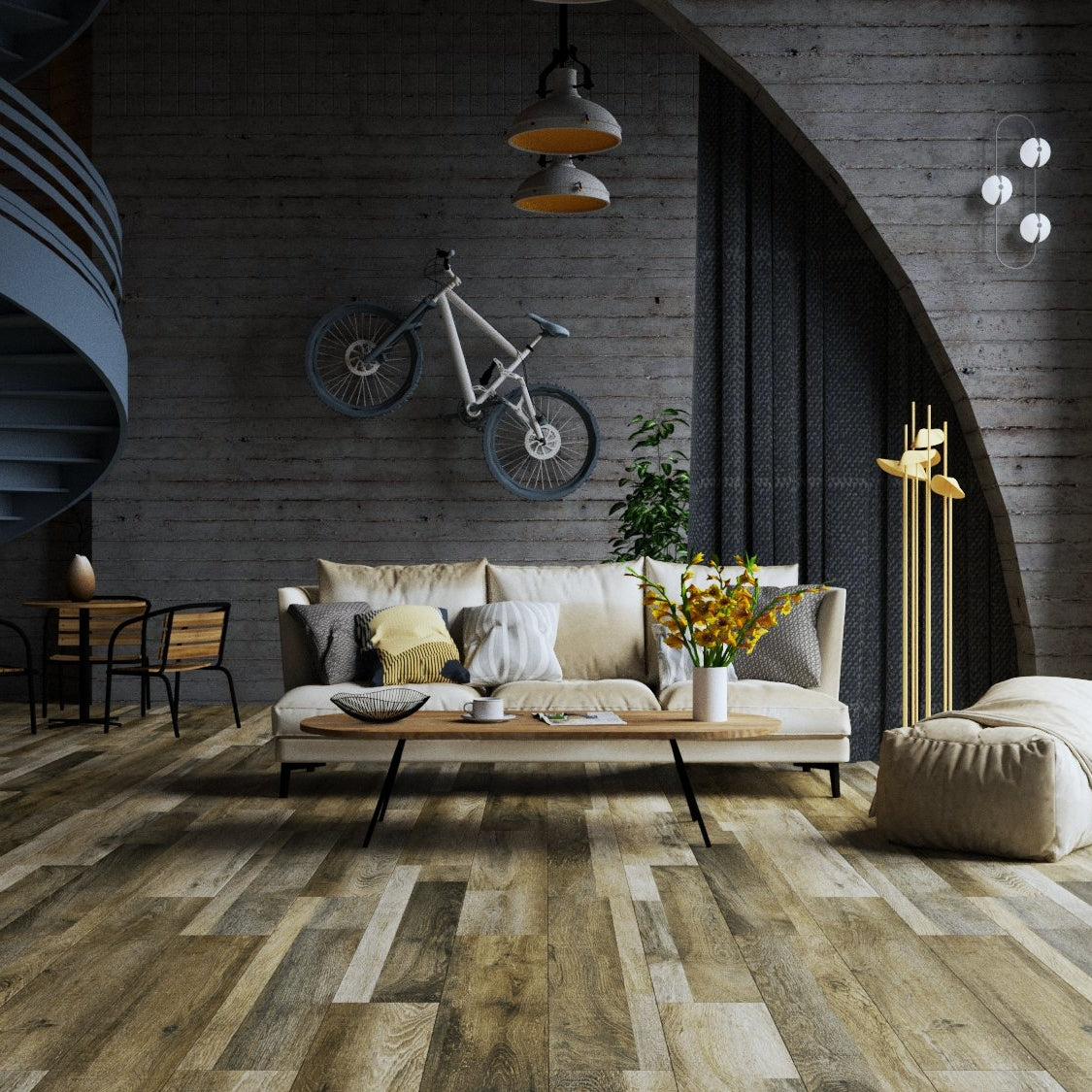 Luxway Pinnacle Savannah 7" x 48" Floating LVT (23.9 SF/Box)