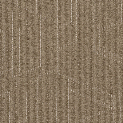 Philadelphia Retro Glam Collection Modernist 54945-00200 Artistic 18" x 36" Carpet Tile (45 SF/Box)