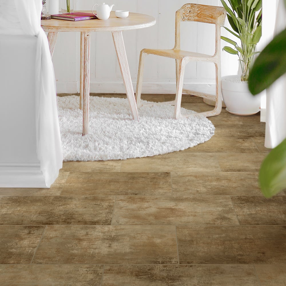 Congoleum Triversa Prime Metro Paver TX403 SPC Luxury Vinyl Plank SmartLock Clic System 12" x 24" (24.03 SF/Box)