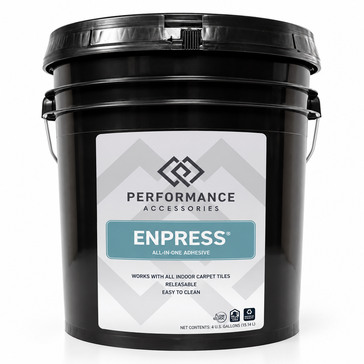 - Mohawk Enpress M004R Adhesive 4 Gallon Pail Covers (1,200 SF)