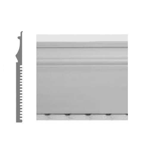 Roppe Pinnacle Plus Wall Base Nobility #55 Light Brown 5 1/2" x 8' Pieces by 3/8" (48 ft./box) Straight (Toeless)