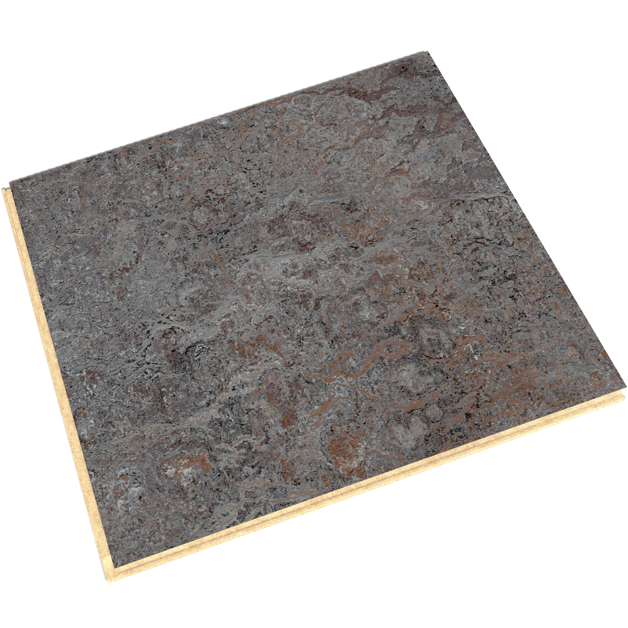 Forbo Marmoleum Click Cinch LOC Seal Waterproof Seal 333421 Oyster Mountain 12" x 12" Linoleum Tile Flooring (6.78 SF/Box)