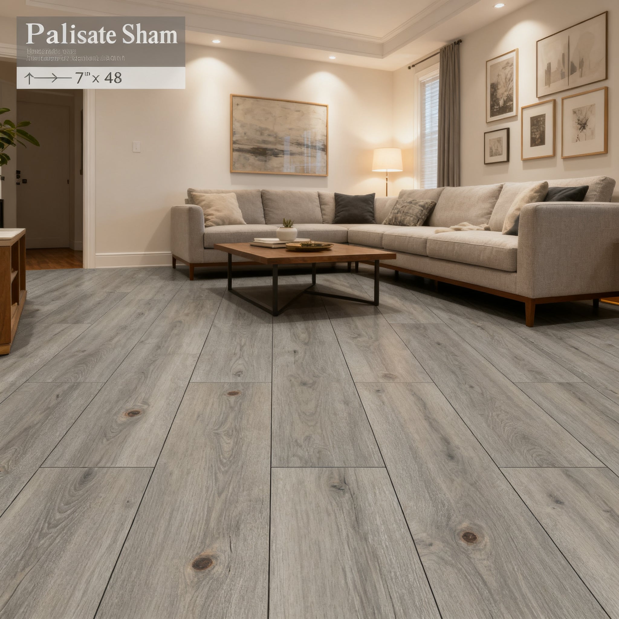 Luxway Shale Palisade 7.25" x 48" Glue Down LVT