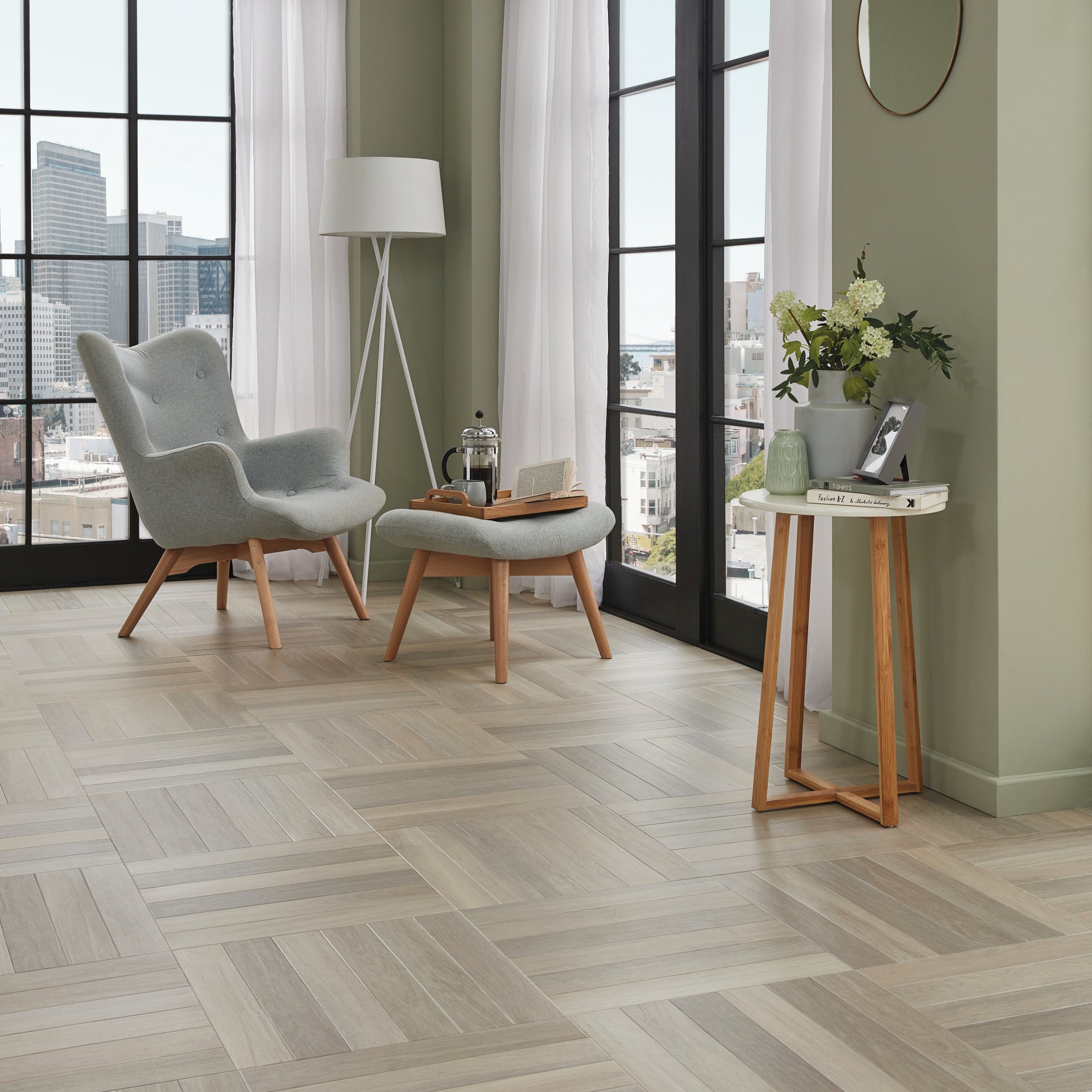 Karndean Art Select Glue Down Glacier Oak 9