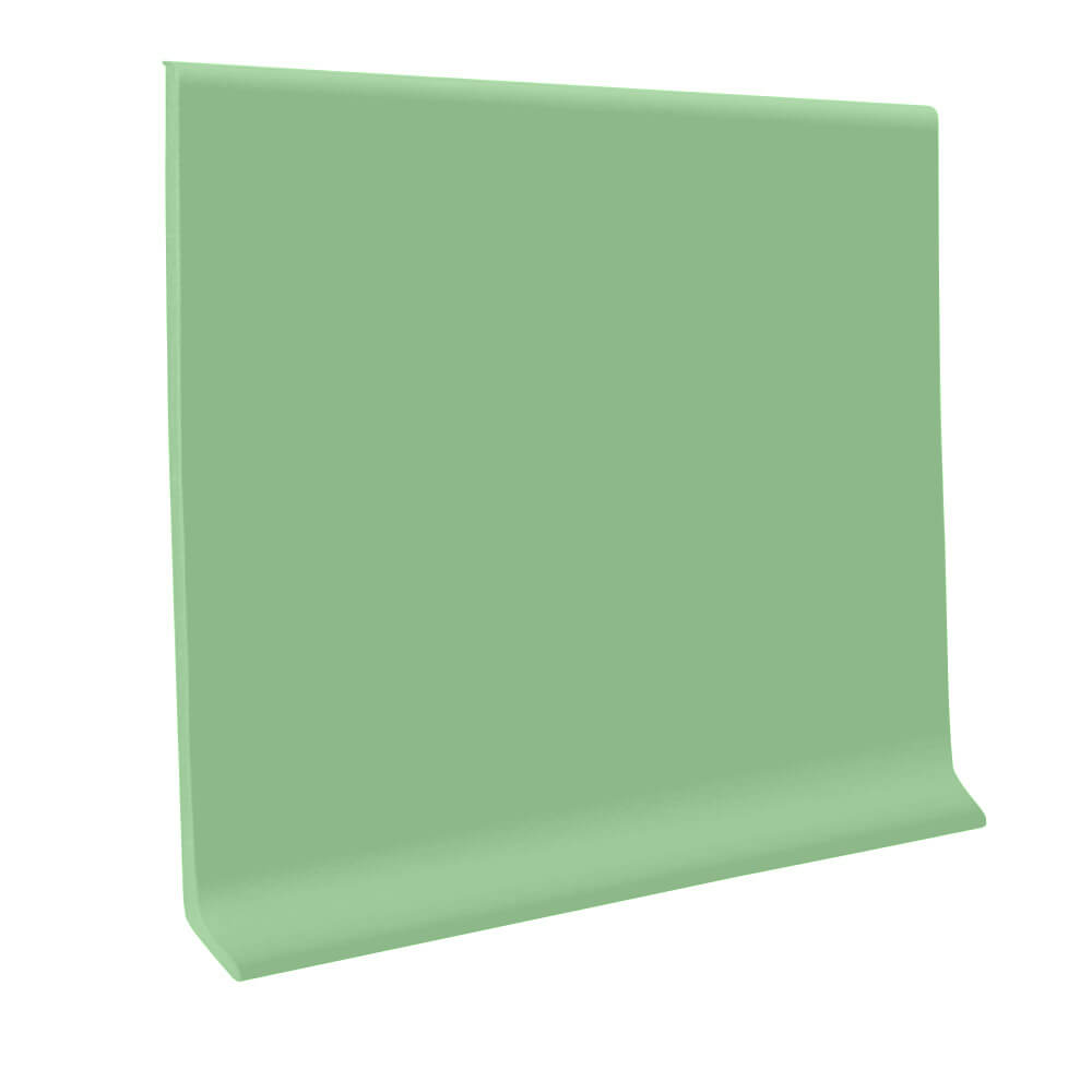 Roppe 700 Series Rubber Cove Molding Wall Base 685 Arugula 2.5" x 4' Pieces (30 Pcs. / Box) by 1/8" Cove (with Toe)