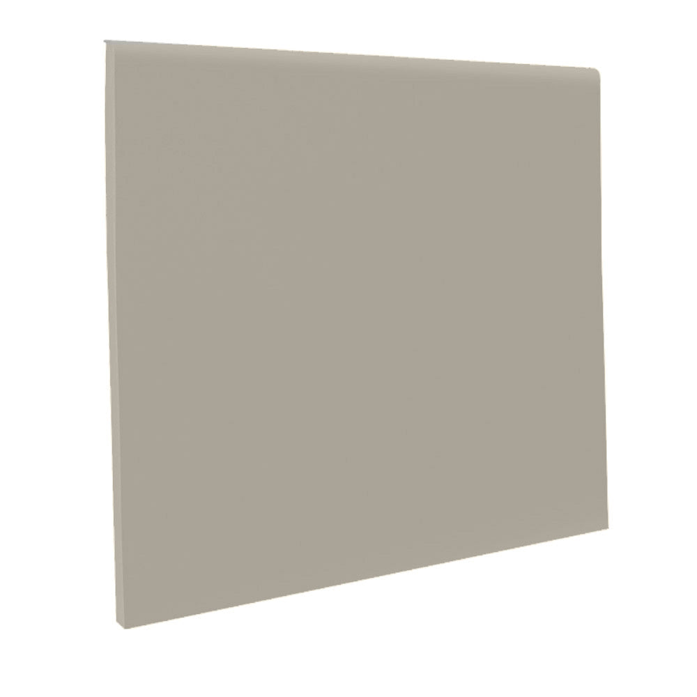 Roppe 700 Series Rubber Cove Molding Wall Base 672 Ashen 2.5" x 4' Pieces (30 Pcs. / Box) by 1/8" Straight (Toeless)