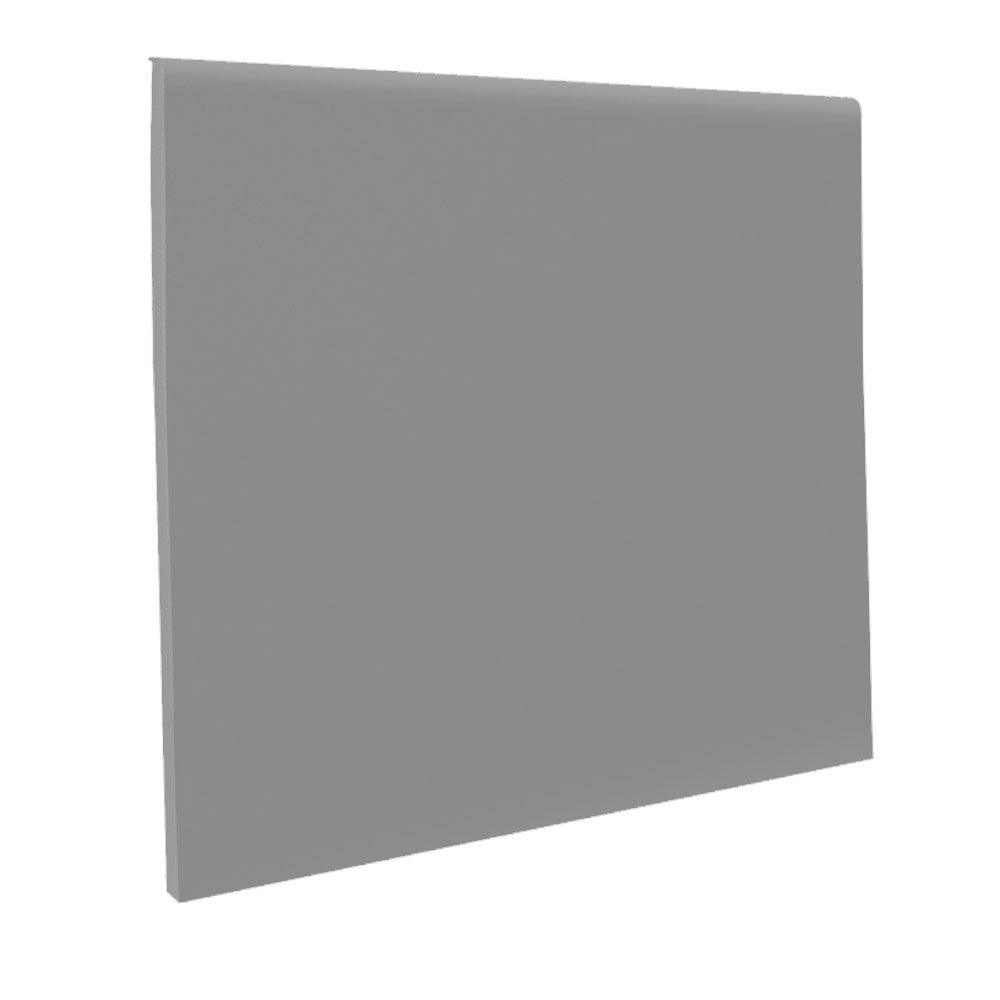 Roppe 700 Series Rubber Cove Molding Wall Base 669 Battleship 2.5" x 4' Pieces (30 Pcs. / Box) by 1/8" Straight (Toeless)