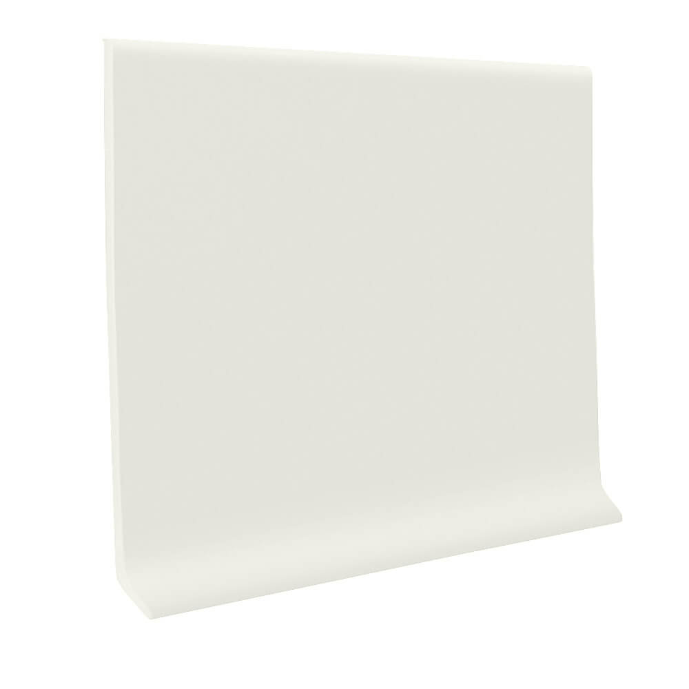 Roppe 700 Series Rubber Cove Molding Wall Base 695 Calla Lily 2.5" x 4' Pieces (30 Pcs. / Box) by 1/8" Cove (with Toe)