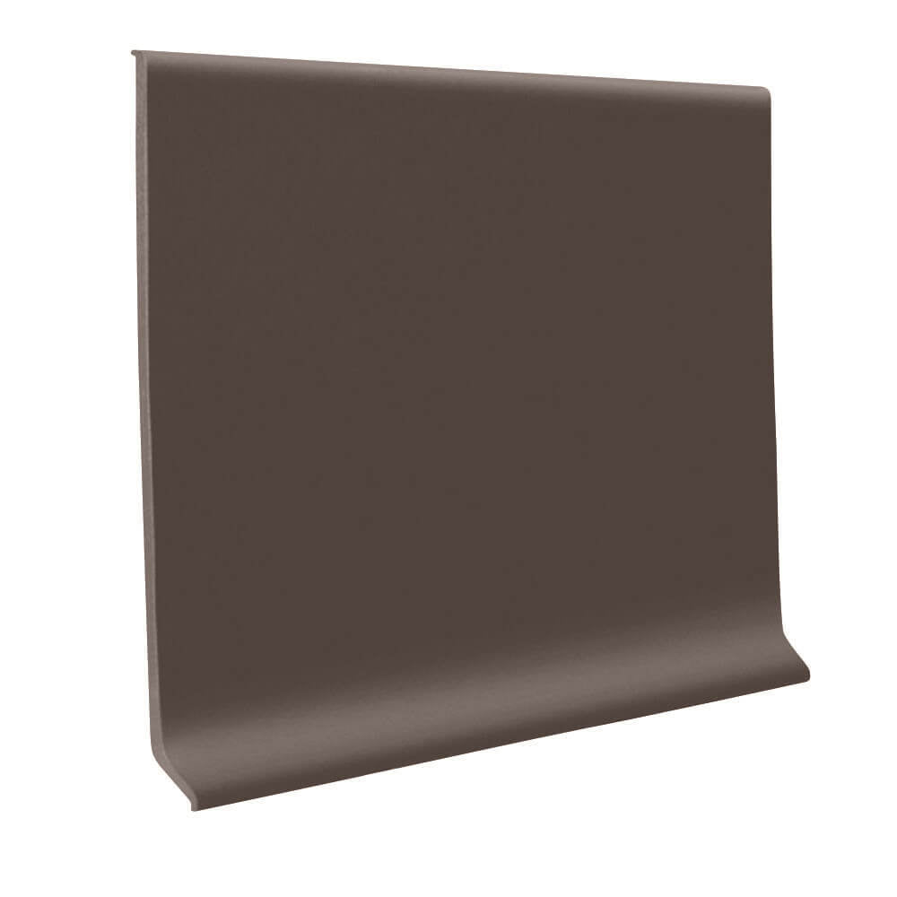 Roppe 700 Series Rubber Cove Molding Wall Base 674 Clove 2.5" x 4' Pieces (30 Pcs. / Box) by 1/8" Cove (with Toe)