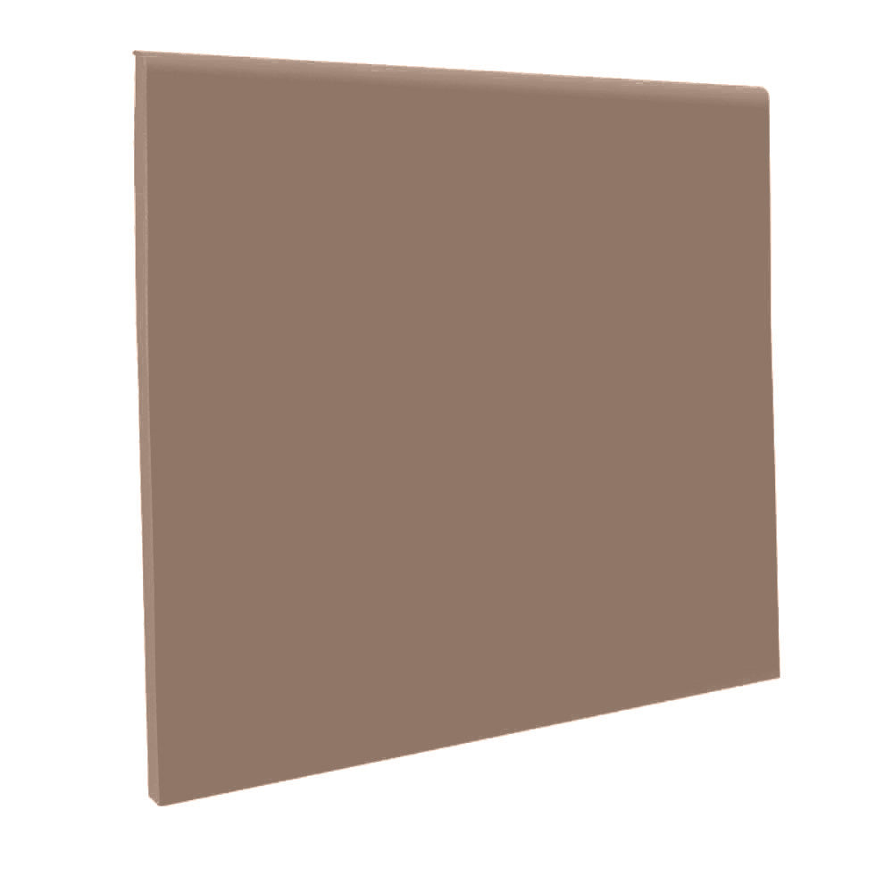 Roppe 700 Series Rubber Cove Molding Wall Base 677 Gingerbread 2.5" x 4' Pieces (30 Pcs. / Box) by 1/8" Straight (Toeless)