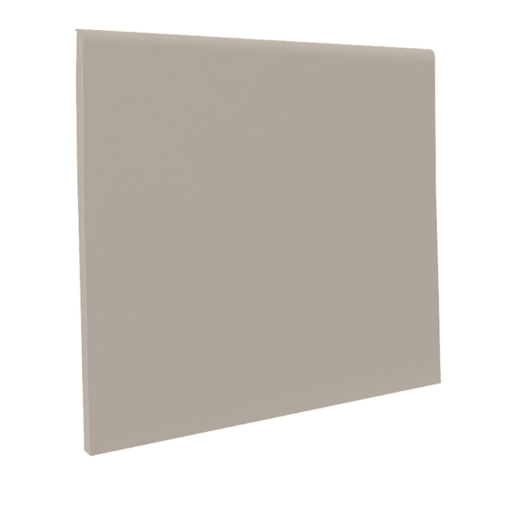 Roppe 700 Series Rubber Cove Molding Wall Base 673 Greige 4.5" x 4' Pieces (30 Pcs. / Box) by 1/8" Straight (Toeless)