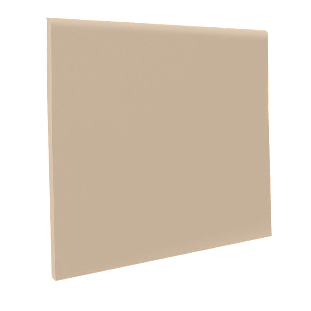 Roppe 700 Series Rubber Cove Molding Wall Base 680 Latte 2.5" x 4' Pieces (30 Pcs. / Box) by 1/8" Straight (Toeless)