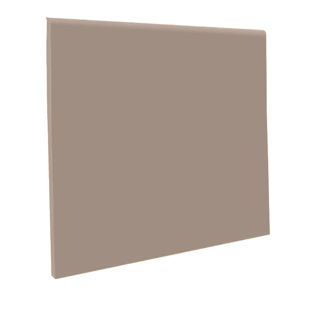 Roppe 700 Series Rubber Cove Molding Wall Base 678 Mochaccino 2.5" x 4' Pieces (30 Pcs. / Box) by 1/8" Straight (Toeless)