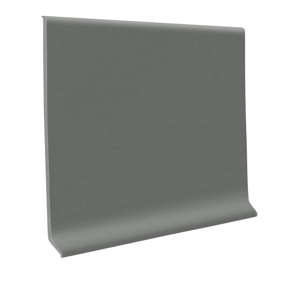 Roppe 700 Series Rubber Cove Molding Wall Base 668 Night Hawk 2.5" x 120' Roll by 1/8" Cove (with Toe)