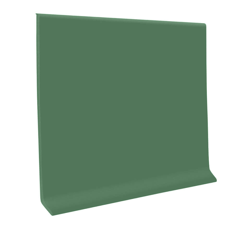 Roppe 700 Series Rubber Cove Molding Wall Base 684 Parsley 2.5" x 4' Pieces (30 Pcs. / Box) by 1/8" Cove (with Toe)
