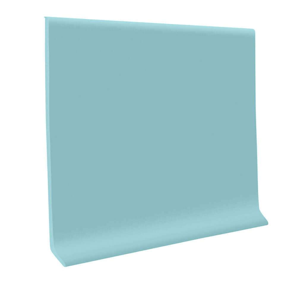 Roppe 700 Series Rubber Cove Molding Wall Base 689 Sea Glass 2.5" x 4' Pieces (30 Pcs. / Box) by 1/8" Cove (with Toe)