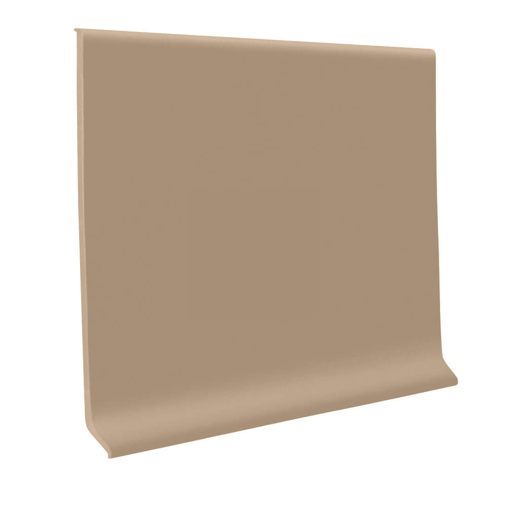 Roppe 700 Series Rubber Cove Molding Wall Base 679 Sepia 2.5" x 120' Roll by 1/8" Cove (with Toe)