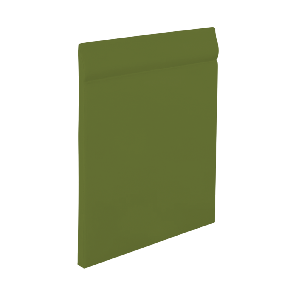 Roppe Pinnacle Plus Wall Base Classic #25 Gecko 4 9/16" x 60' Roll by 3/16" Straight (Toeless)