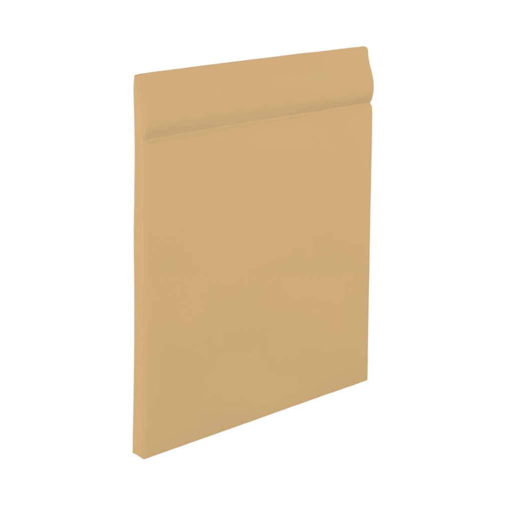 Roppe Pinnacle Plus Wall Base Classic #25 Harvest Yellow 4 9/16" x 60' Roll by 3/16" Straight (Toeless)