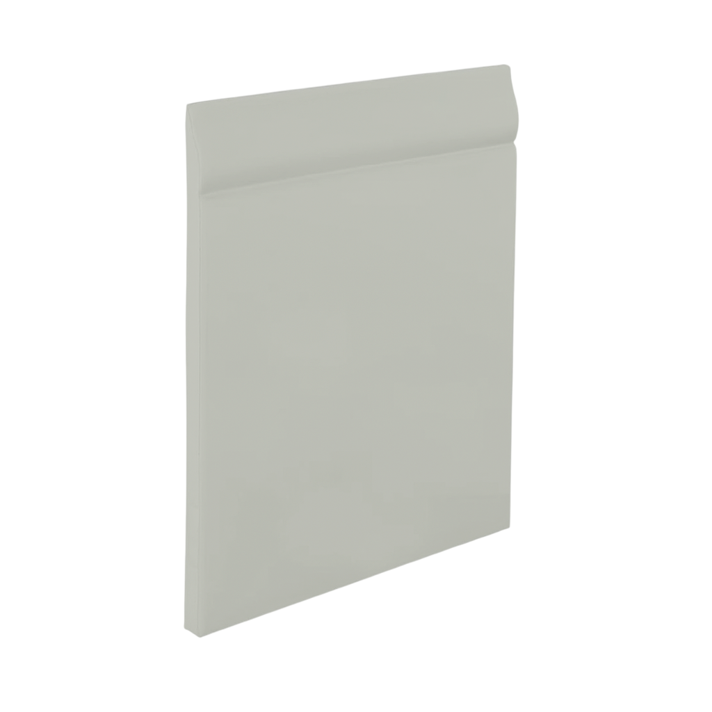 Roppe Pinnacle Plus Wall Base Classic #25 Iceberg 4 9/16" x 60' Roll by 3/16" Straight (Toeless)