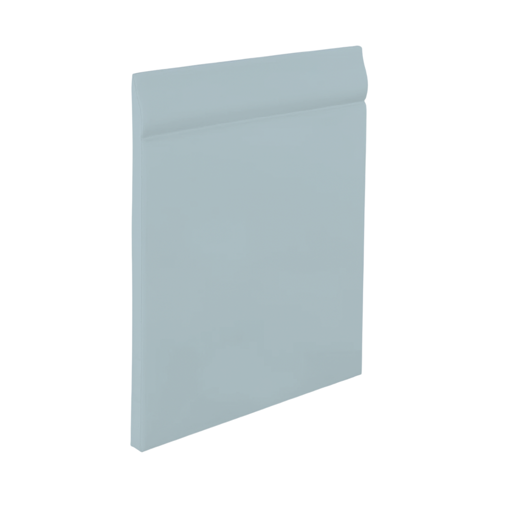 Roppe Pinnacle Plus Wall Base Classic #25 Peaceful Blue 4 9/16" x 60' Roll by 3/16" Straight (Toeless)