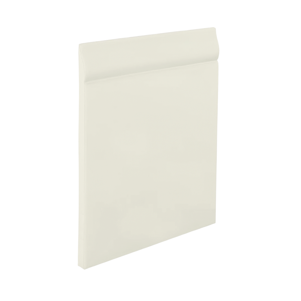 Roppe Pinnacle Plus Wall Base Classic #25 Snow 4 9/16" x 60' Roll by 3/16" Straight (Toeless)